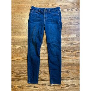 Jolt Womens Skinny Jeans Dark Wash Indigo Denim Size 11 30W Stretch Slim Fit